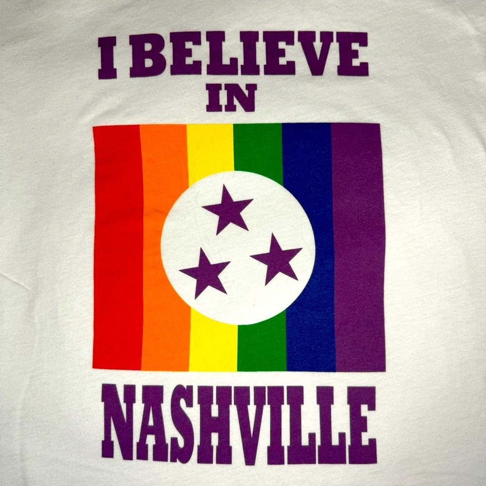 I Believe in Nashville Rainbow Shirt